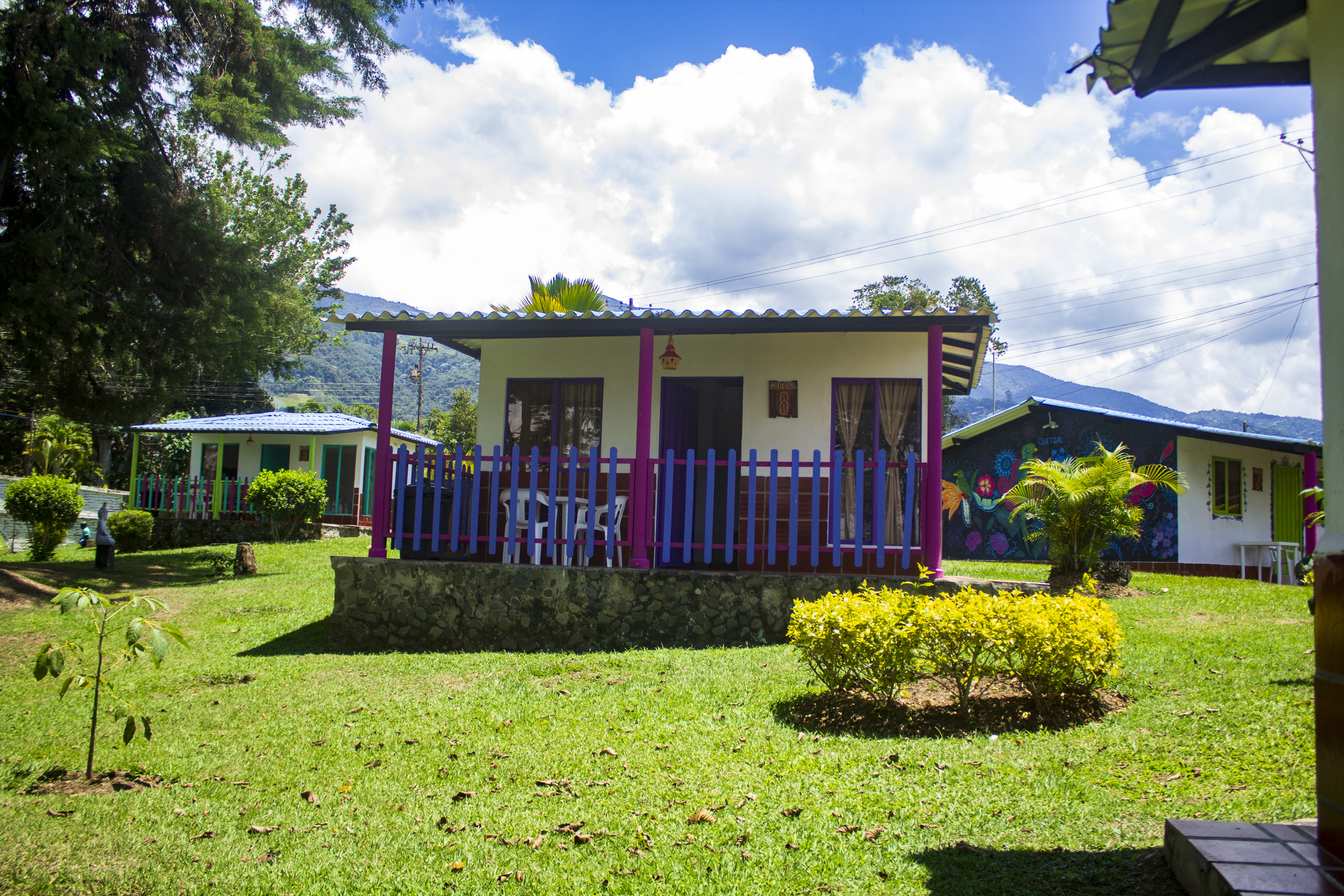 Cabaña Grupal Exterior